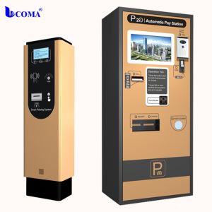 Quiosc de Terminals de Pagament Automàtic, facturació per equips de pàrquing, al centre comercial