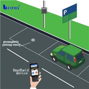 Solució d'aparcament intel·ligent Sensor geomagnètic LoRa Sensor Aparcament Gestió de l'espai